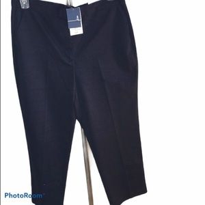 Lands End 7-Day Navy Twill Crop Pants